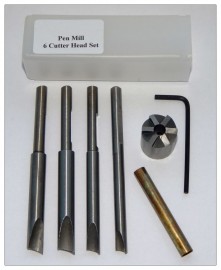 Pen Mill 6 Cutter Head Set